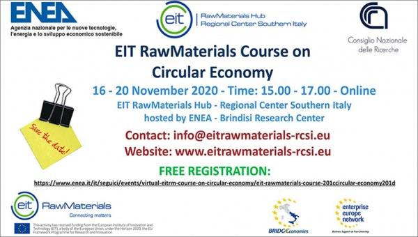 EIT RM Course on Circular Economy and Closing Material Loops