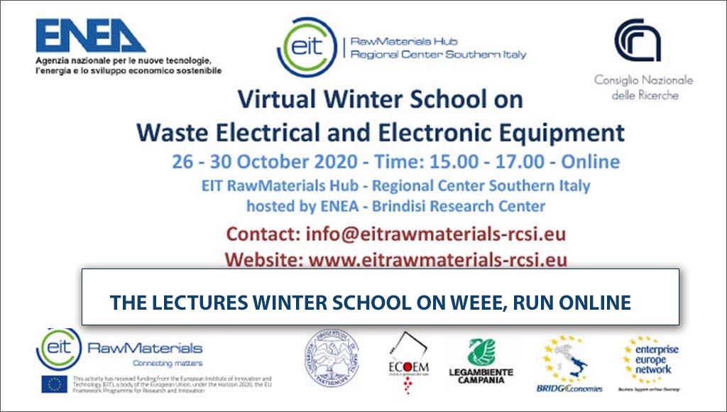 Lectures WINTER SCHOOL on WEEE published
